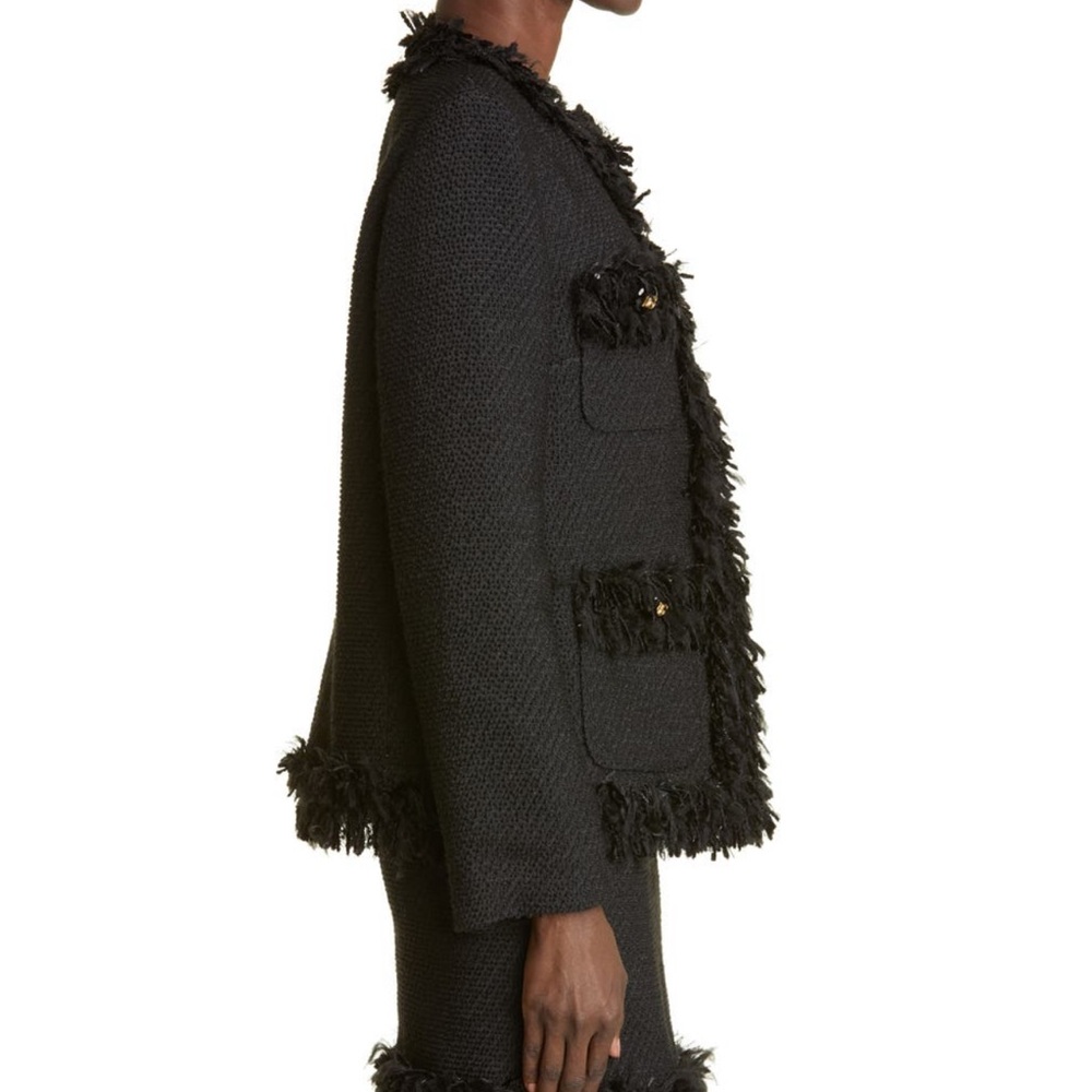 DOLCE & GABBANA Fringe Bouclé Jacket - Picture 3 of 11